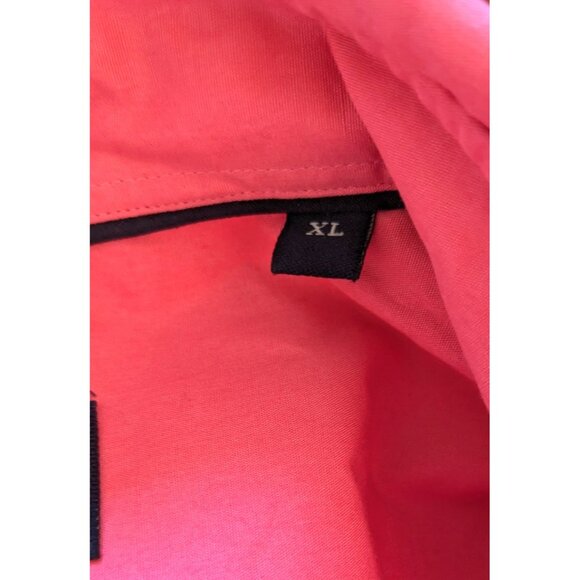 NWT Strellson Swiss Cross Men Shirt Pink Cotton Button Down Long Sleeve Size XL - Picture 9 of 12